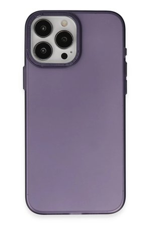 Newface Apple iPhone 15 Pro Kılıf Modos Metal Kapak - Derin Mor