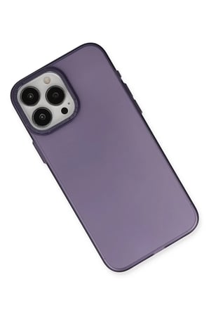 Newface Apple iPhone 15 Pro Kılıf Modos Metal Kapak - Derin Mor