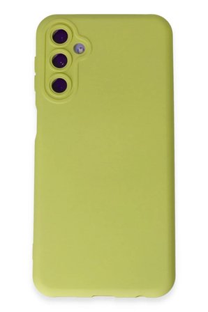 Newface Samsung Galaxy M34 5G Kılıf Nano içi Kadife Silikon - Sarı