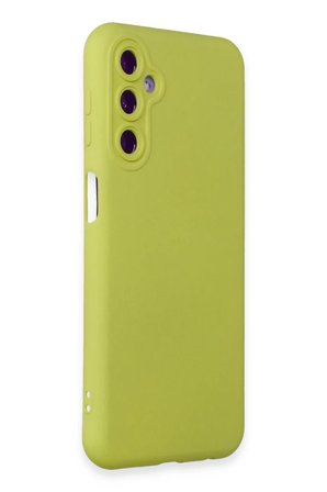 Newface Samsung Galaxy M34 5G Kılıf Nano içi Kadife Silikon - Sarı