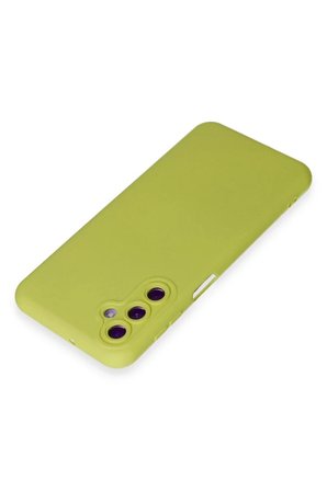 Newface Samsung Galaxy M34 5G Kılıf Nano içi Kadife Silikon - Sarı