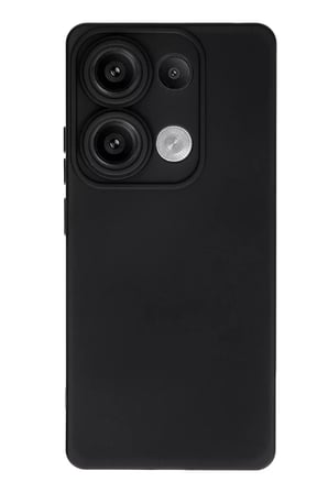 Newface Xiaomi Redmi Note 13 4G Kılıf Nano içi Kadife Silikon - Siyah