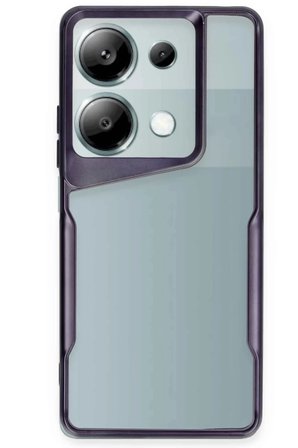 Newface Xiaomi Redmi Note 13 Pro 4G Kılıf Boyi Silikon Kapak - Derin Mor