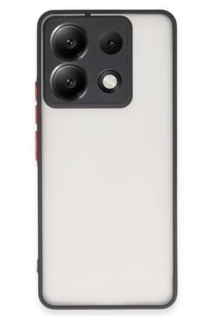 Newface Xiaomi Redmi Note 13 5G Kılıf Montreal Silikon Kapak - Siyah