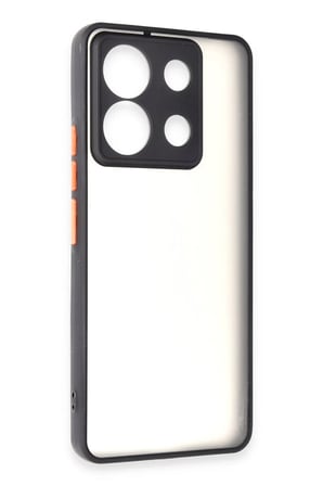 Newface Xiaomi Redmi Note 13 5G Kılıf Montreal Silikon Kapak - Siyah