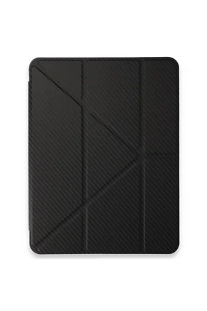 Newface Apple iPad Pro 11 (2024) Kılıf Color Karbon Tablet Kılıfı - Siyah
