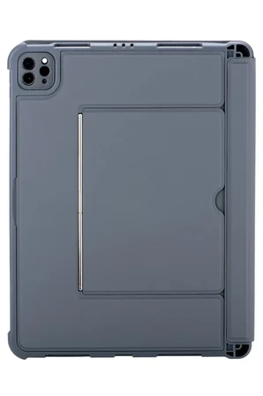 Newface Apple T5504D iPad Pro 11 (2024) Kılıf Palermo Ledli Klavyeli Standlı Tablet Kılıfı - Siyah