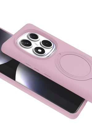 Newface Xiaomi Redmi Note 14 Pro 5G Regal Magsafe Standlı Kapak - Açık Pembe
