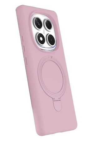 Newface Xiaomi Redmi Note 14 Pro 5G Regal Magsafe Standlı Kapak - Açık Pembe