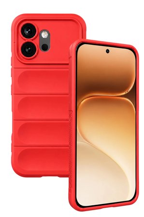 Newface Huawei Honor 600 Optimum Silikon - Kırmızı