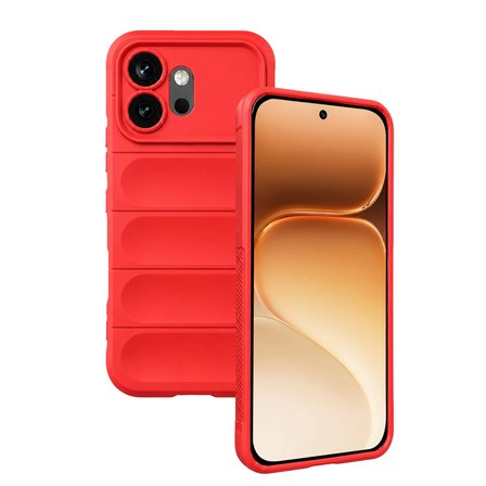 Newface Huawei Honor 600 Optimum Silikon - Kırmızı