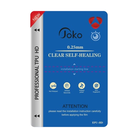 Joko TPU 0.25MM HD Makine Auto Repair Ekran Koruyucu