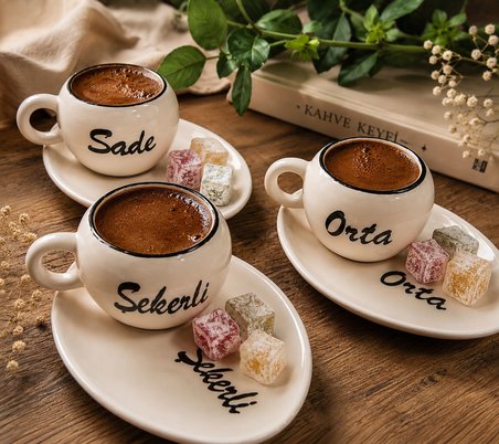 Kahve Fincan Takımı 3'lü