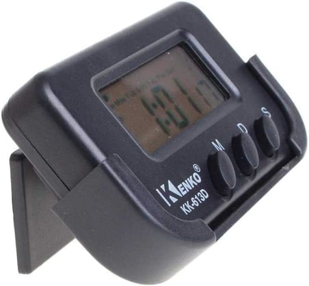 Kenko KK-613D Dijital Küçük Masa-Araba Saati-Alarm-Kronometre