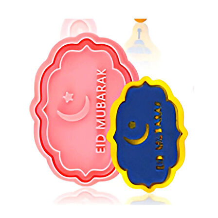 Ramazan Ayı Özel Kurabiye Kalıbı Şekillendirici Kopat 2'li