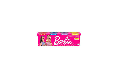 Barbie Oyun Hamuru 4'lü Paket - (4 x 100 gr)