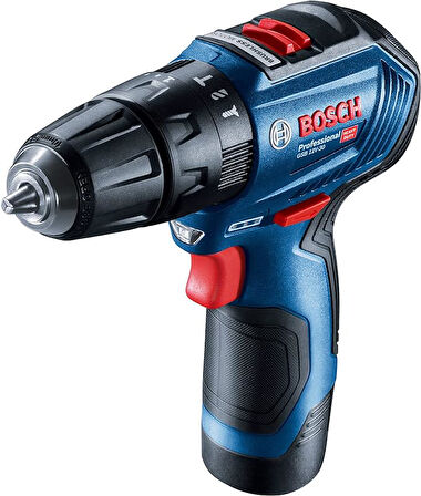 Bosch Professional GSB 12V-30 Akülü Darbeli Delme Vidalama Makinesi + 39 parça vidalama seti (12 Vo