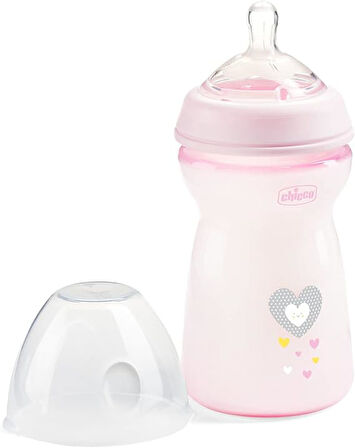 Chicco Naturalfeeling 6 Ay+ 330 ml Biberon  Pembe.330ml