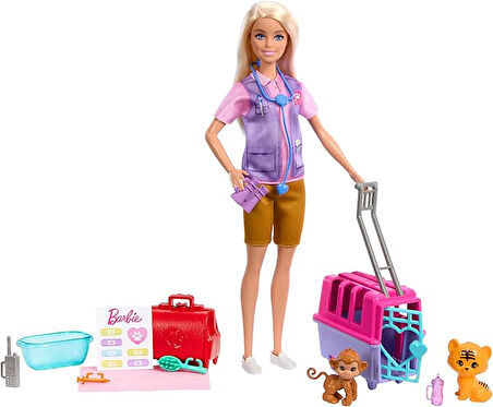 Barbie Veteriner Mini Oyun Seti