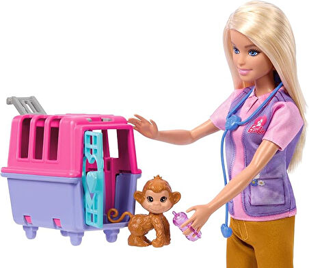 Barbie Veteriner Mini Oyun Seti