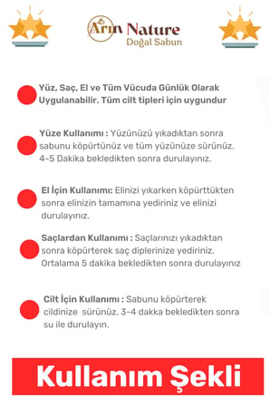 #Sabun  Güzel Kokulu El Yüz Saç Cilt Vücut Orijinal Eşek Sütlü Sabunu 120G - 7 Adet