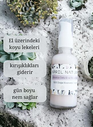 Doğal El Ve Vücut Kremi, Hibisküs Özlü Avokado Yağlı Doğal El Kremi, Lekeli Kuru Ve Karma Ciltlere