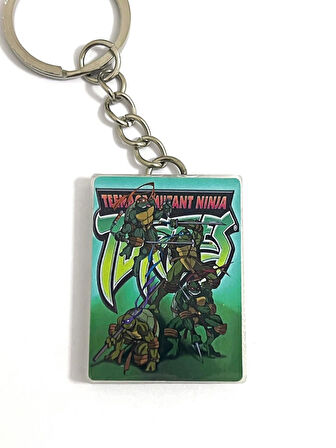 Teenage Mutant Ninja Turtles Retro Çizgi Film Cartoon Anahtarlık