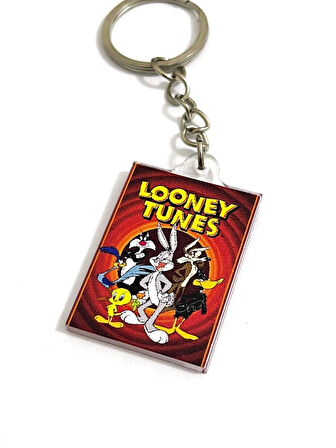 Looney Tunes Sevimli Kahramanlar Retro Çizgi Film Animasyon Anahtarlık