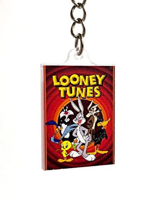 Looney Tunes Sevimli Kahramanlar Retro Çizgi Film Animasyon Anahtarlık