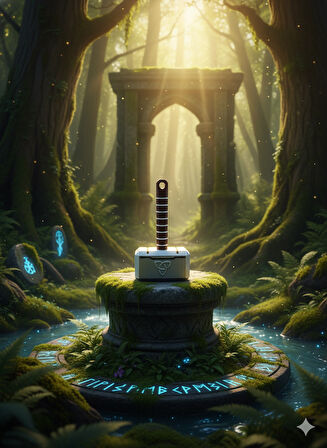 Thor’un Çekici Mjolnir Marvel Temalı Anahtarlık – Özel Tasarım Hediyelik | 3D Baskı Koleksiyon Ürünü