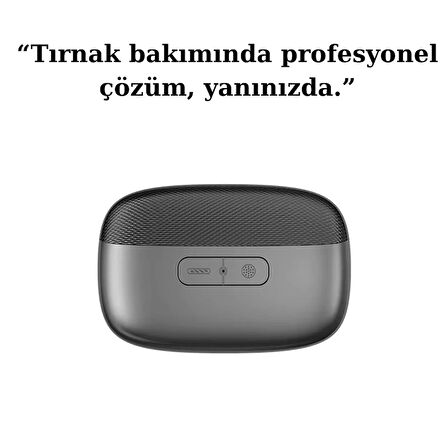 Type-C Şarjlı Elektrikli Tırnak Bakım Seti – LED Işıklı, Taşlama & Parlatma Başlıklı, Uzun Pil Ömürlü