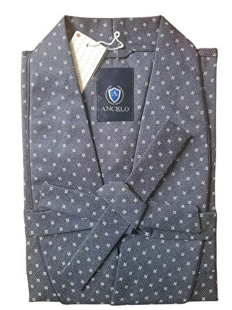 ANCELO PAMUK PİJAMA TAKIM VE ROBDÖŞAMBR 3 LÜ DAMAT ÇEYİZ SET