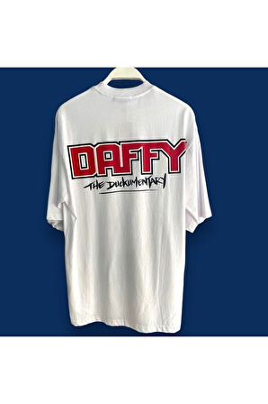 Daffy Cartoon Baskılı Oversize T-shirt