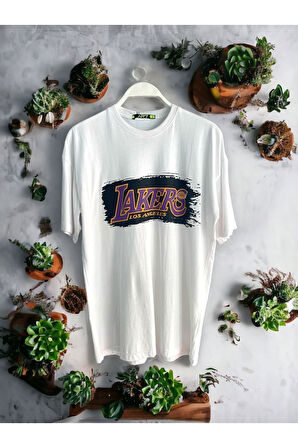 Lakers Baskılı Unisex T-shirt