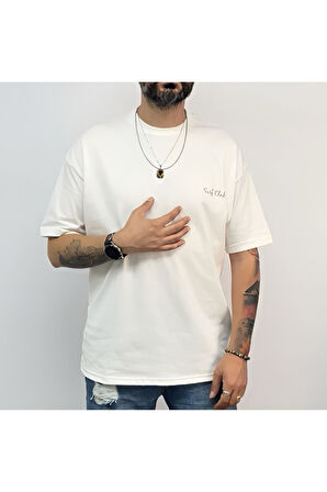 Surf Club Baskılı Oversize T-Shirt