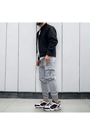 Kargo Cepli Denim Jogger