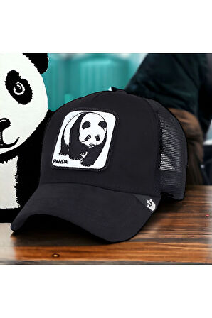 Panda Figürlü Baseball Şapka