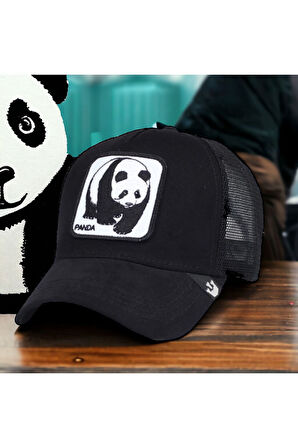 Panda Figürlü Baseball Şapka