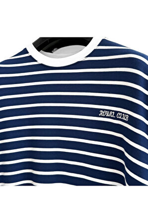 Royal Club Nakış Yazılı Oversize T-Shirt