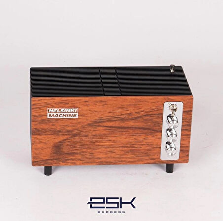 Retro Ahşap Bluetooth Radyo – Helsinki Machine HS-1961 ”