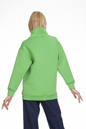 Kız Çocuk Scuba Sweatshirt 9-14 Yaş Lx164