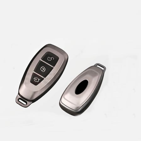 Ford Focus ile Uyumlu Silikon Oto Anahtar Kabı Kılıfı Füme
