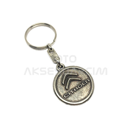 Citroen Metal Oto Anahtarlık