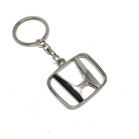 Honda Metal Oto Anahtarlık Krom