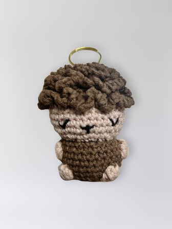 Amigurumi Anahtarlık 7-8 cm Sevimli El Örgüsü Hediyelik Anahtar ve Çanta Aksesuarı