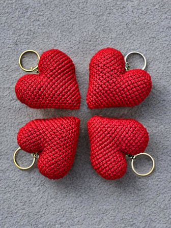 Amigurumi Anahtarlık 6-8 cm Sevimli El Örgüsü Hediyelik Anahtar ve Çanta Aksesuarı