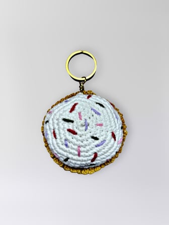 Amigurumi Anahtarlık 6-8 cm Sevimli El Örgüsü Hediyelik Anahtar ve Çanta Aksesuarı