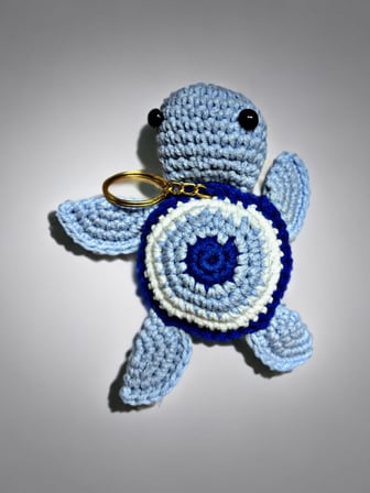 Amigurumi Anahtarlık 10-11 cm Sevimli El Örgüsü Hediyelik Anahtar ve Çanta Aksesuarı