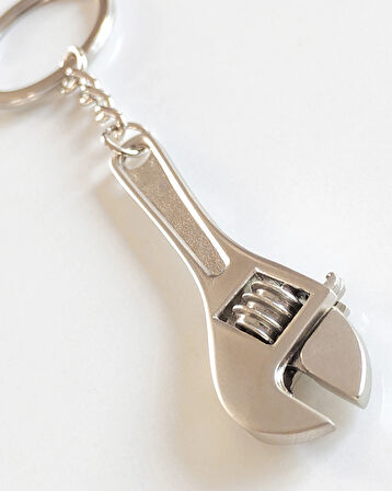 İngiliz Anahtarı Metal Anahtarlık