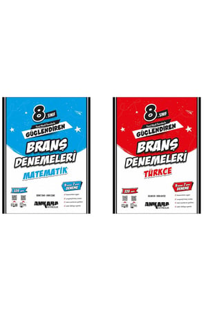 8.SINIF GÜÇLENDİREN TÜRKÇE BRANŞ DENEME + GÜÇLENDİREN MATEMATİK BRANŞ DENEME